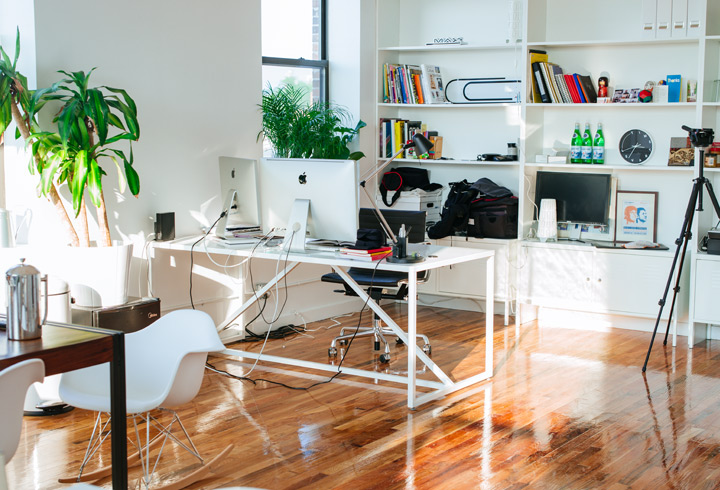 A photo of Greenhill’s studio